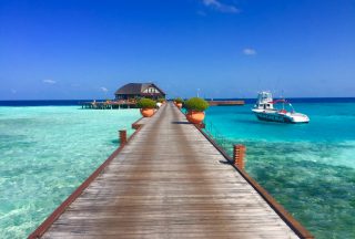 Olhuveli island på Maldiverna