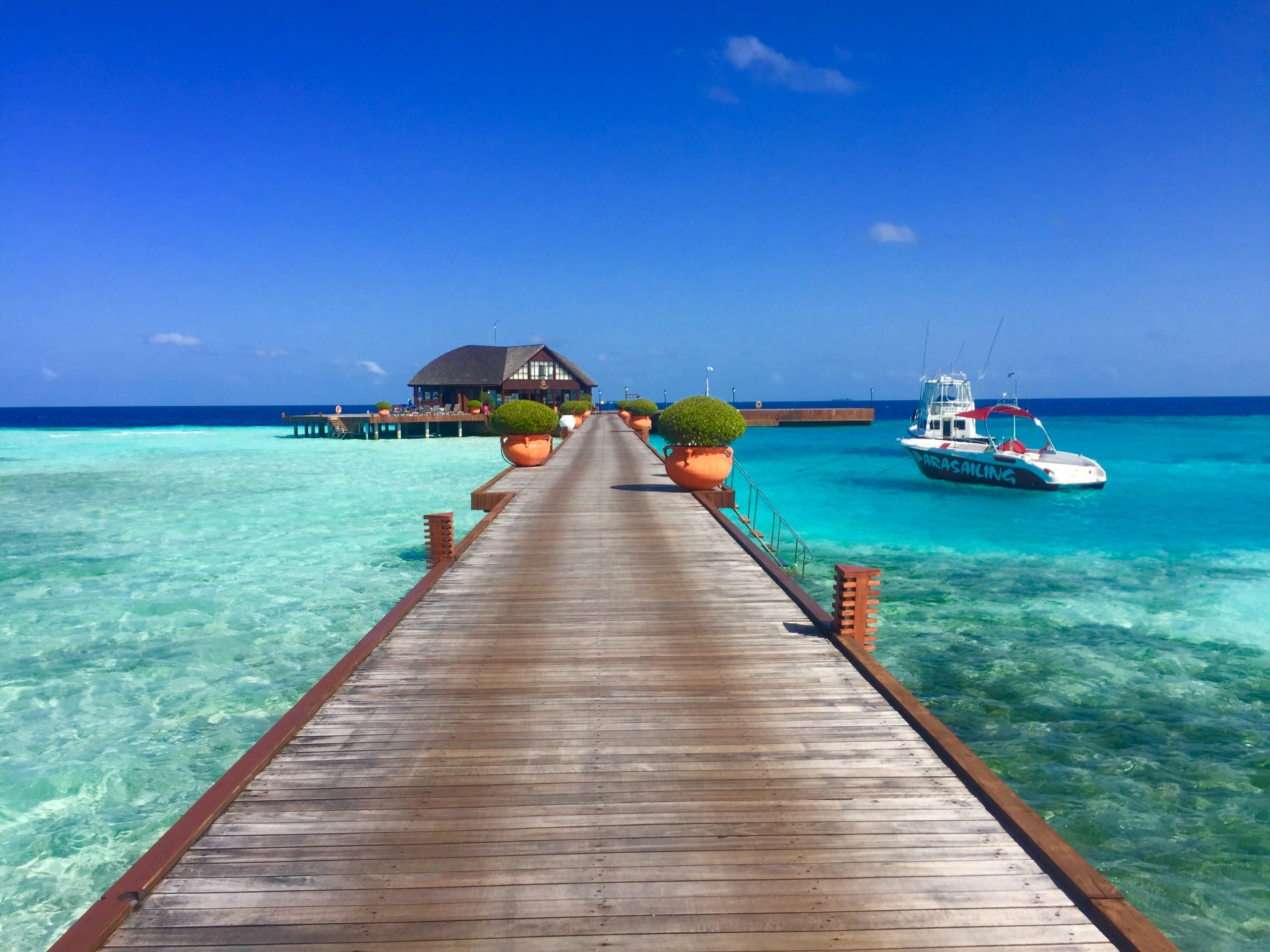 Olhuveli island på Maldiverna