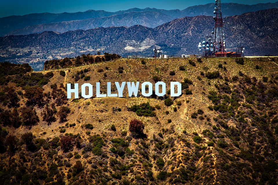Hollywood skylt Los Angeles USA
