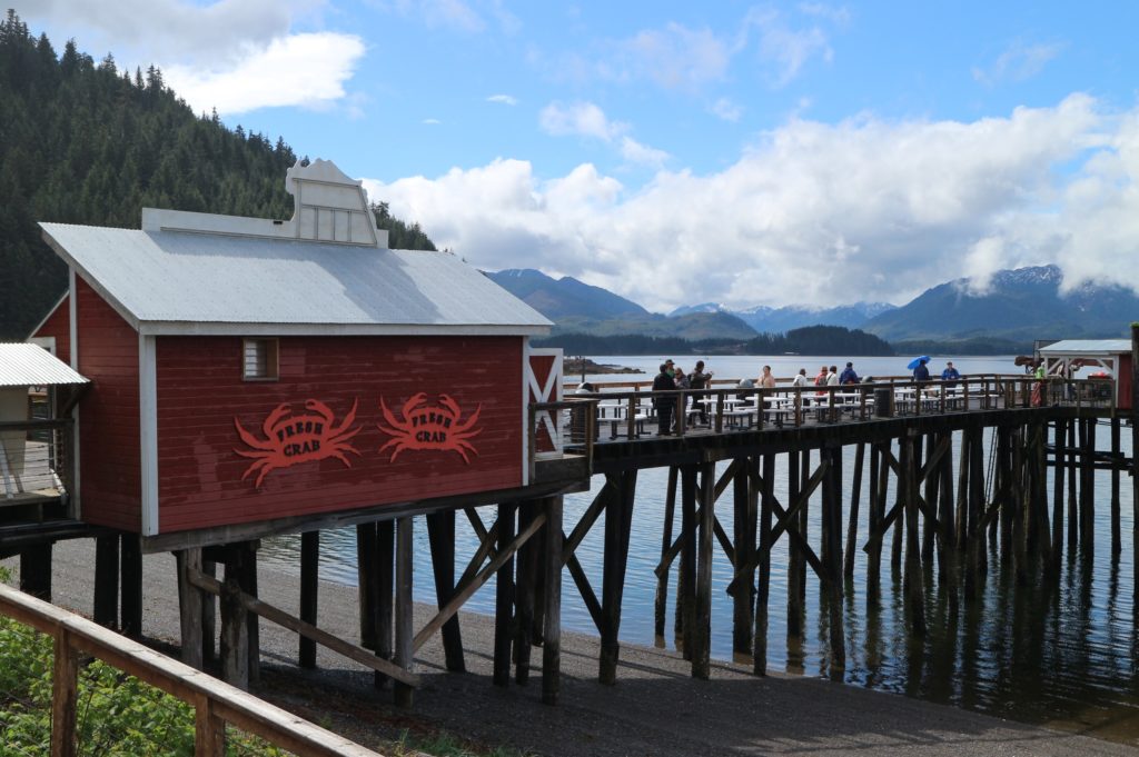 Icy strait point i Alaska