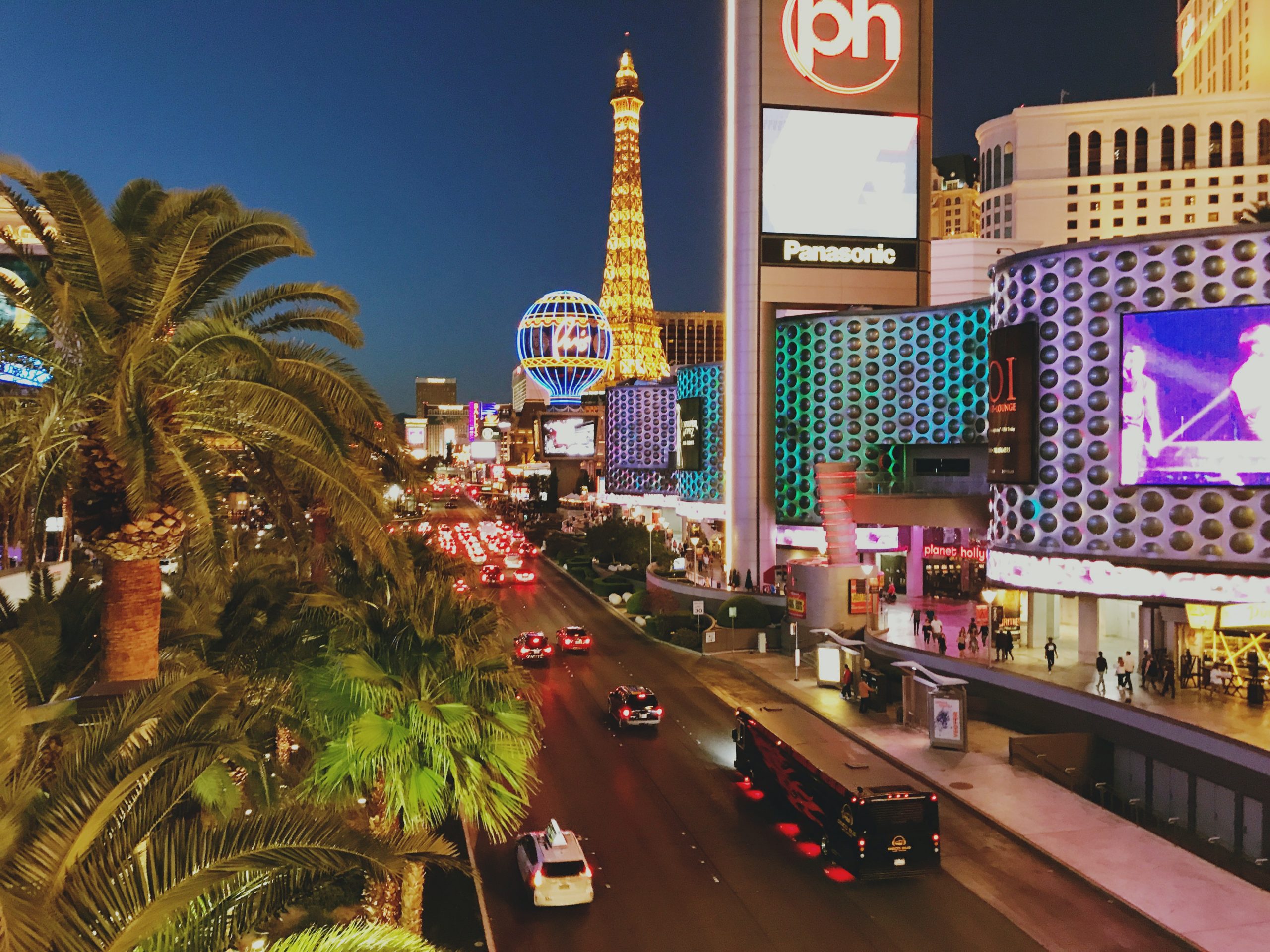 Neonskylar i Las Vegas USA