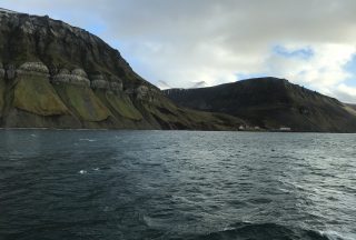 Vackra berg i Svalbard