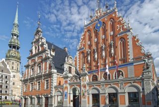 Petrikirche i Riga, Lettland