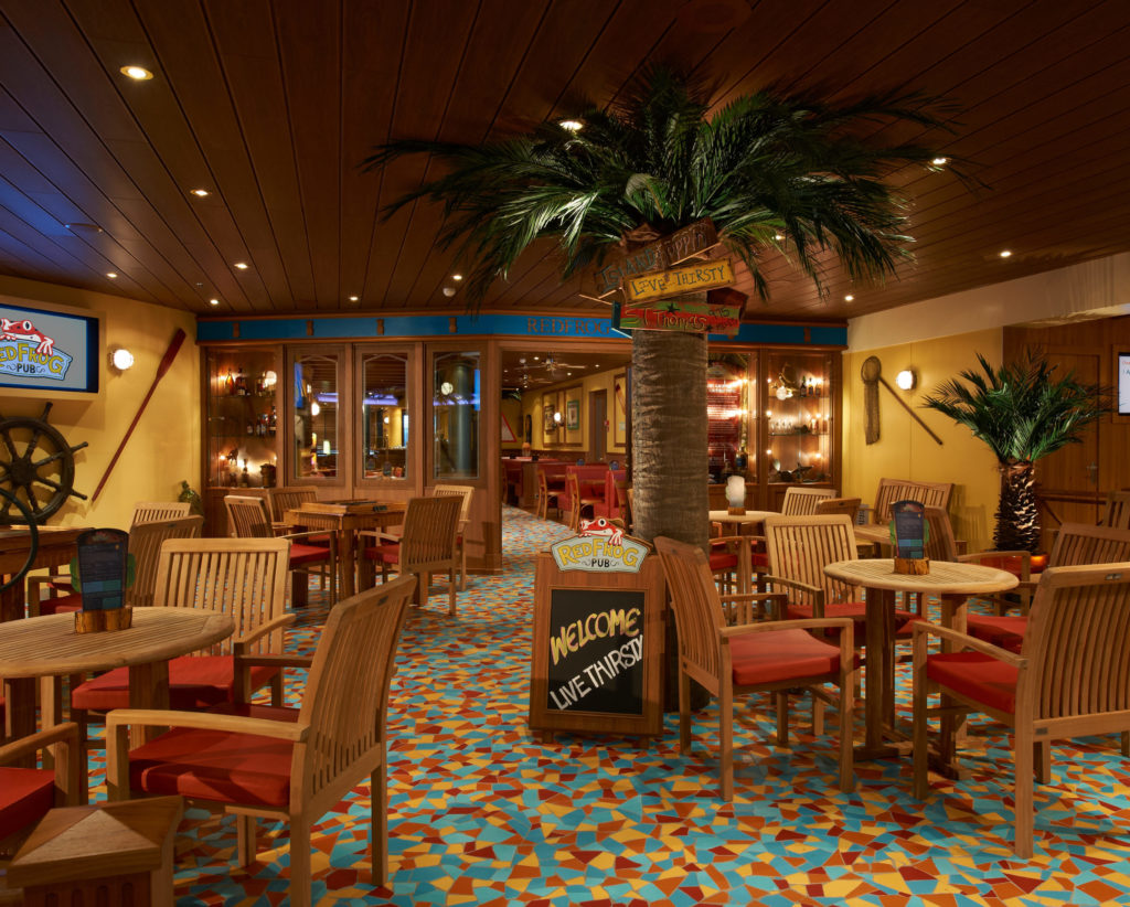 Red Frog Pub ombord ett av Carnival Cruise Lines fartyg