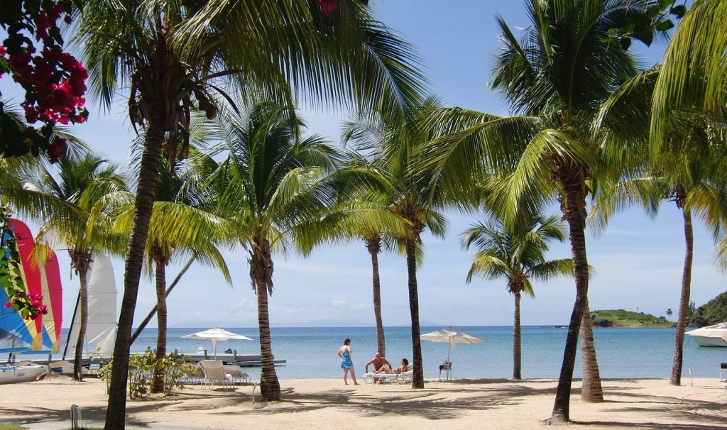 strand på Antigua