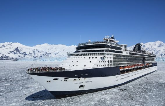 Celebrity Millennium i Hubbard Glacier, Alaska