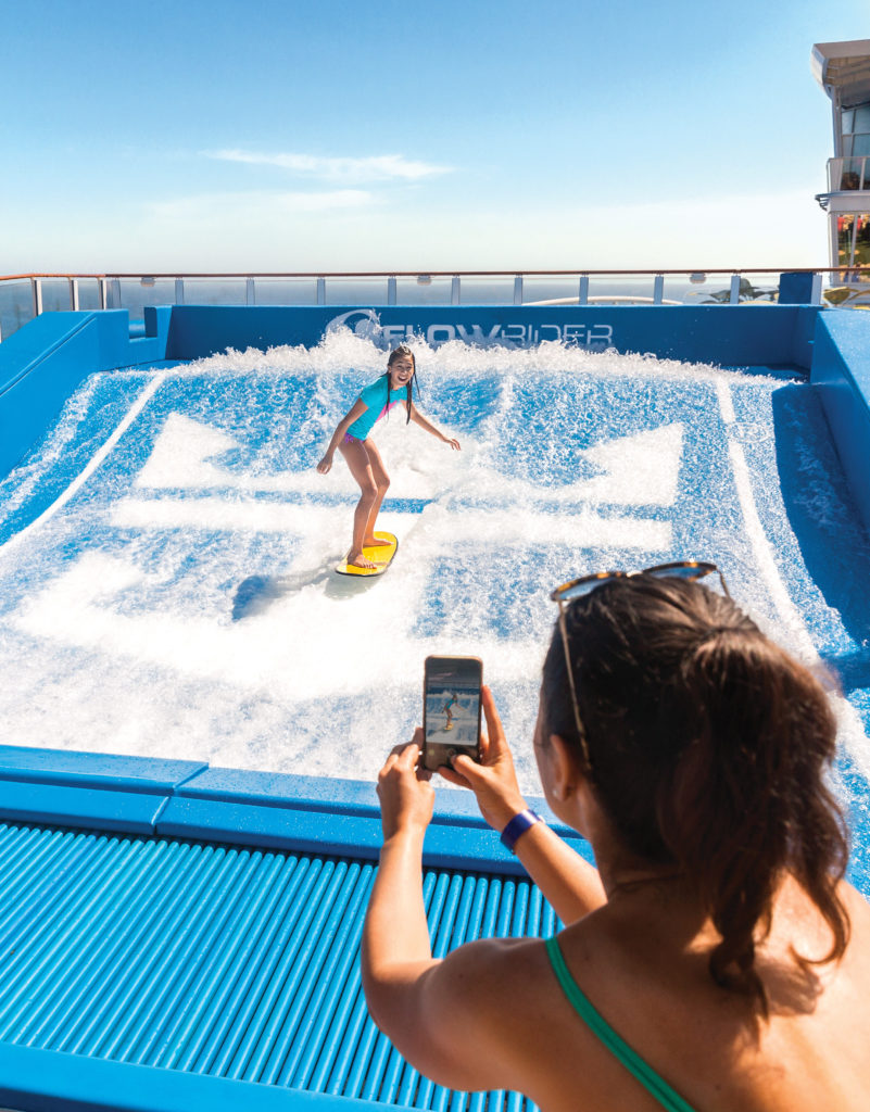 Flowrider på Harmony of the Seas