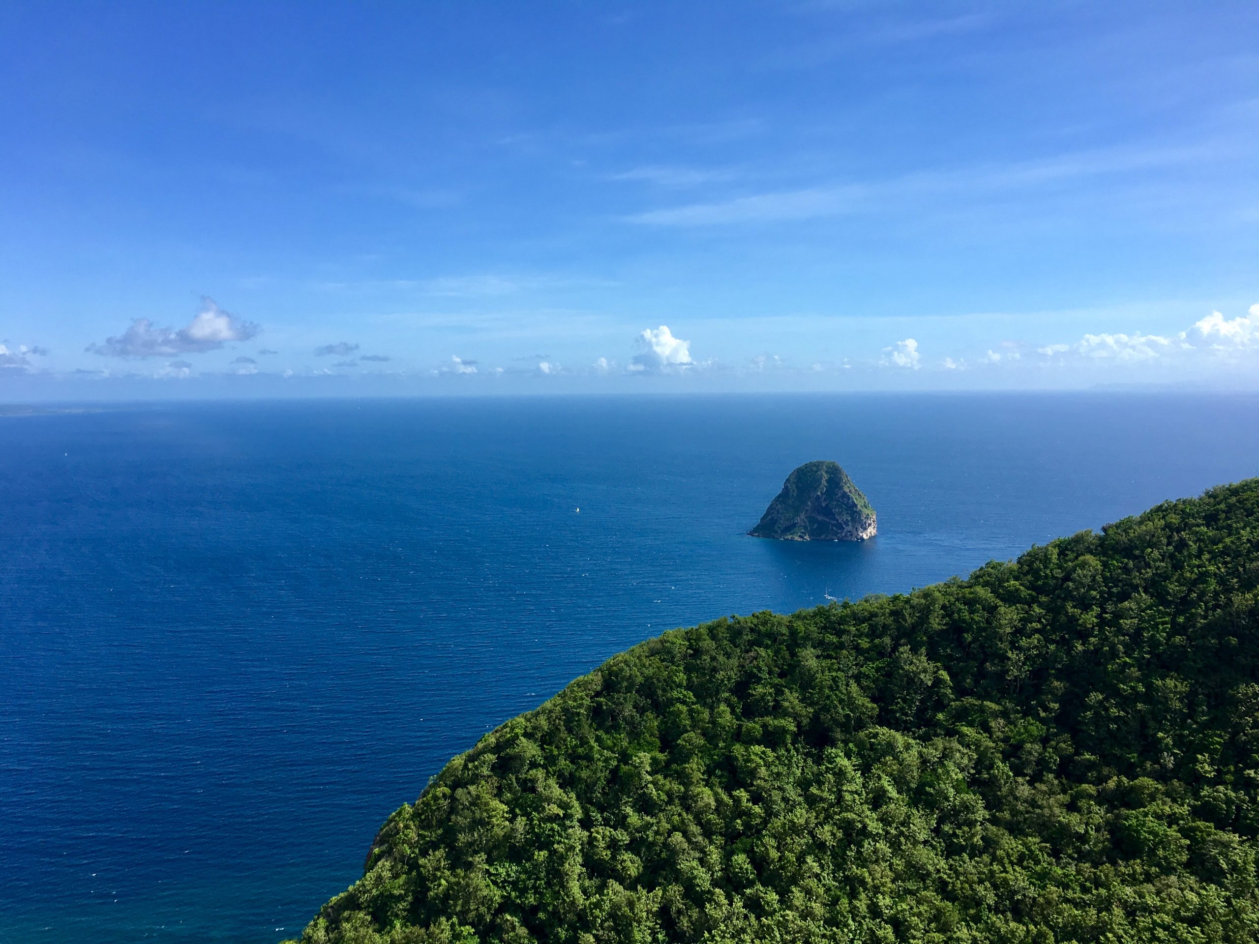 Storslagen vy på Martinique