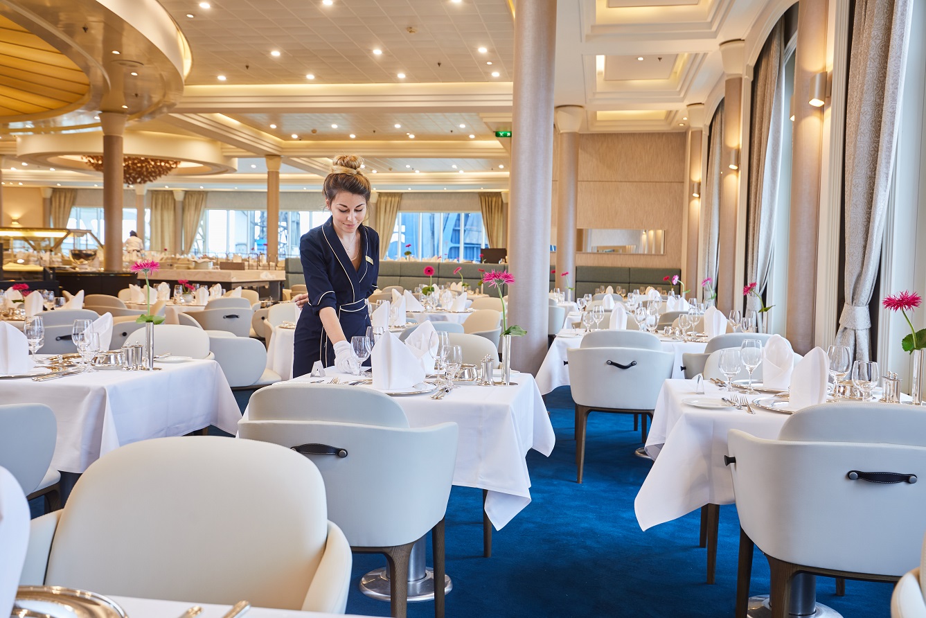 Hapag Lloyd MS Europa restaurang