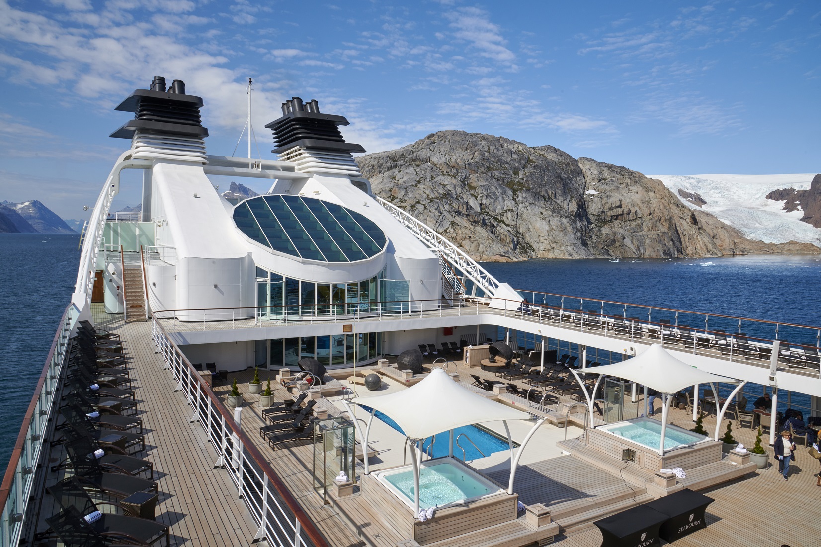 Prince Christian Sund pooldäck Seabourn