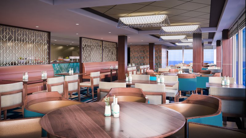 Norwegian Encore Garden Cafe