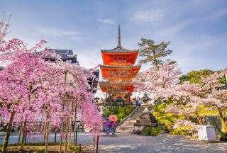 Templet Kiyomizu Kyoto Japan