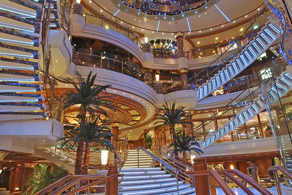Island Princess atrium